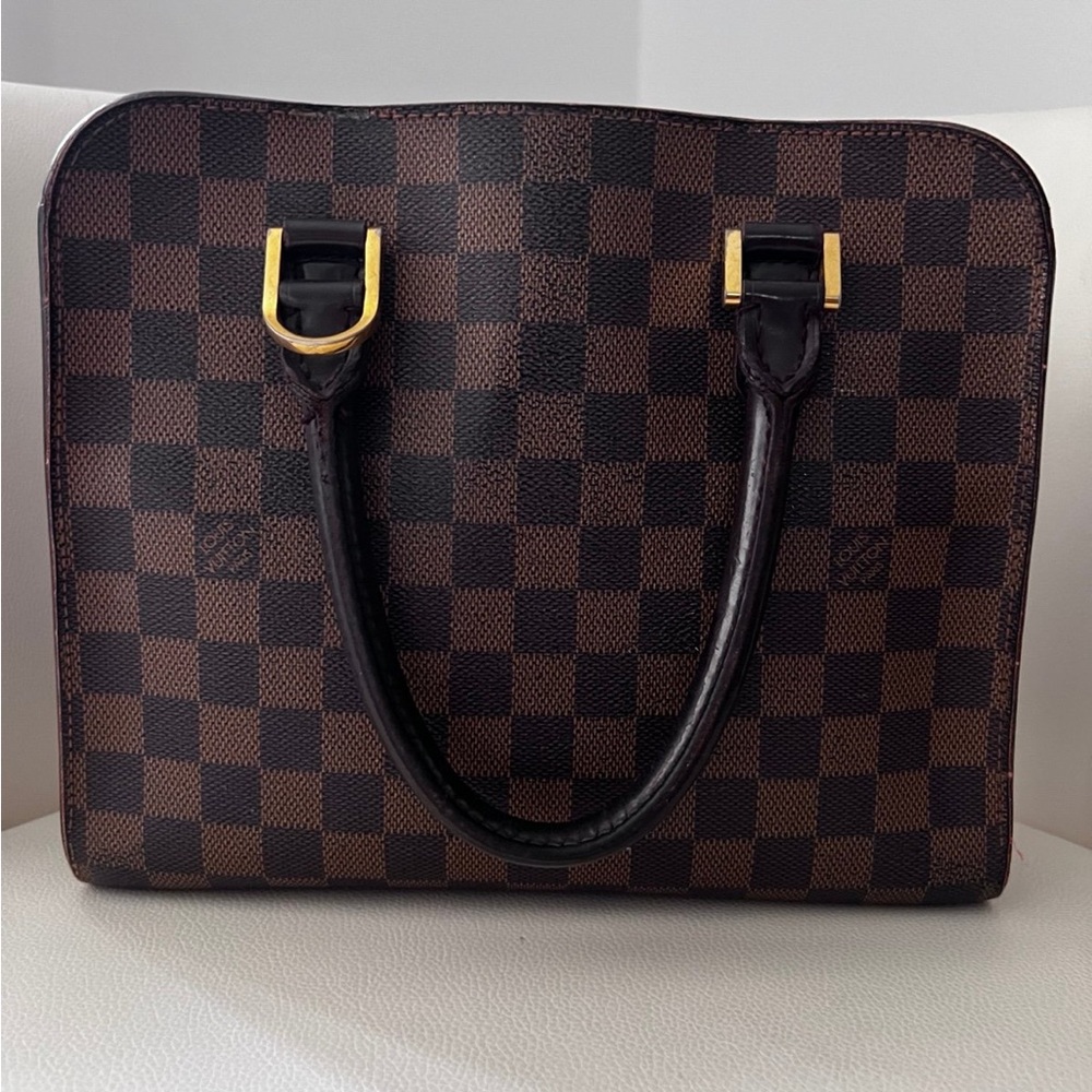 Louis Vuitton Triana Damier Ebene Handbag